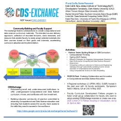 Cybertraining: Implementation: CDS-Exchange: Computational and Data Science Curriculum Exchange Faculty Community of Practice
