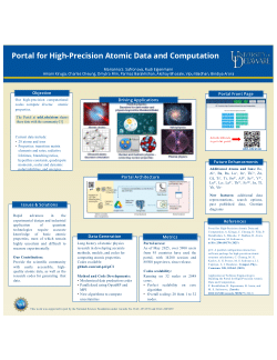 Portal for High-Precision Atomic Data and Computation