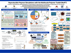 <b>Reproducible polymer simulations with the multiscale polymer toolkit (MuPT)</b>