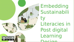 Workshop Output: Embedding sustainability literacies in postdigital learning design