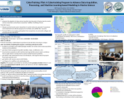 CyberTraining: Pilot: A Cybertraining Program to Advance Data Acquisition, Processing, and Machine Learning-based Modeling in Marine Science