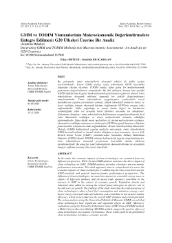 Integrating GMM and TODIM Methods into Macroeconomic Assessments: An Analysis on G20 Countries
