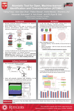 Atomistic Tool for Open, Machine-learned Identification and Characterization (ATOMIC)