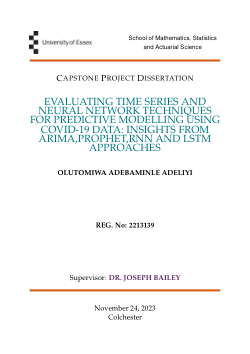 Evaluating Time Series and Neural Network Techniques for Predictive Modelling