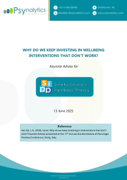 Why Do We Keep Investing In Wellbeing Interventions That Don't Work?