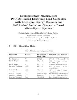PSO-Optimized Electronic Load Controller with Intelligent Energy Recovery for Self-Excited Induction Generator Based Micro-Hydro Systems