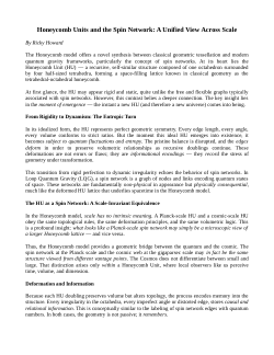 Honeycomb and spin networks