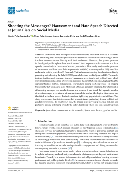 Shooting the Messenger? Harassment and Hate Speech Directed at Journalists on Social Media