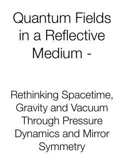 Quantum Fields in a Reflective Medium - Rethinking Spacetime, Gravity and Vacuum Through Pressure Dynamics and Mirror Symmetry