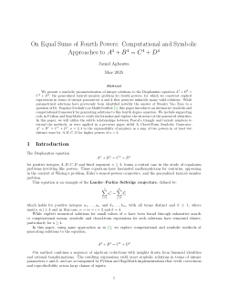 On_Equal_Sums_of_Fourth_Powers__Computational_and_Symbolic_Approaches_to_A4+B4 = C4 + D4.pdf