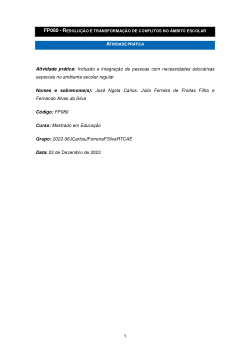 Inclusão e integração de pessoas com necessidades educativas especiais no ambiente escolar regular