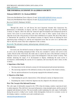 THE INFORMAL ECONOMY IN ALGERIAN SOCIETY.pdf