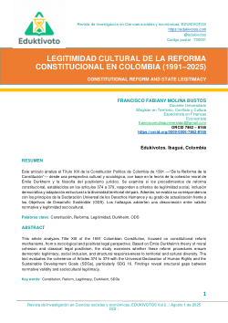 LEGITIMIDAD CULTURAL DE LA REFORMA CONSTITUCIONAL EN COLOMBIA (1991–2025).pdf