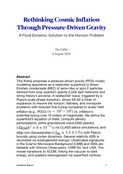 Rethinking Cosmic Inflation Through Pressure-Driven Gravity: A Fluid-Dynamic Solution to the Horizon Problem