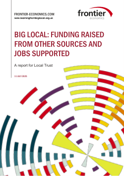 Big Local: funding raised from other sources and jobs supported