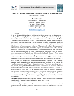 Trust-Aware Self-Supervised Learning: Modelling Human Trust Dynamics in Human-AI Collaboration Systems