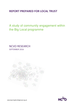 Community engagement within Big Local