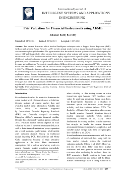 Fair Valuation for Financial Instruments using AI/ML