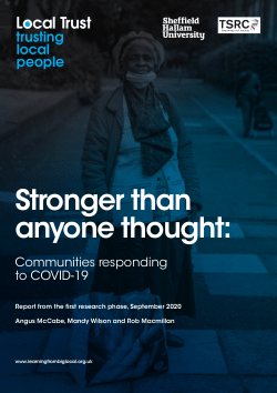 Stronger than anyone thought: Communities responding to COVID-19