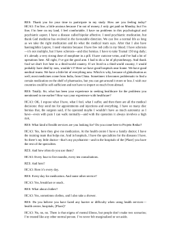 Transcripts of raw interviews from the Critical Discourse Study on men experiencing substance abuse disorder in Projeto Reduz.