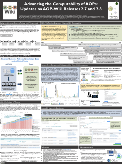 <b>Advancing the Computability of AOPs: Updates on AOP-Wiki Releases 2.7 and 2.8</b>
