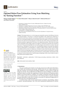 Optimal Robot Pose Estimation Using Scan Matching by Turning Function