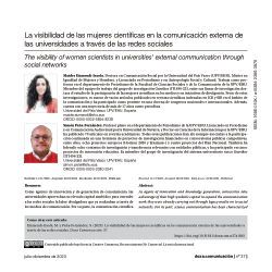 La visibilidad de las mujeres científicas en la comunicación externa de las universidades a través de las redes sociales
