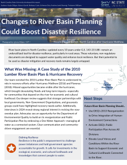 <b>Changes to River Basin Planning Could Boost Disaster Resilience</b>