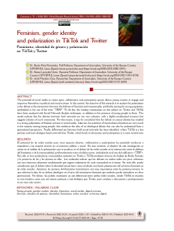 Feminism, gender identity and polarization in TikTok and Twitter