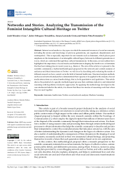 Networks and Stories. Analyzing the Transmission of the Feminist Intangible Cultural Heritage on Twitter