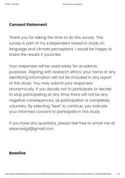 Climate Change Framing Effect Survey