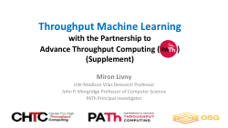 Throughput Machine Learning with the Partnership to Advance Throughput Computing (PATh)