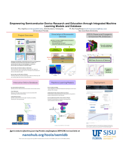 <b>Collaborative Research: Elements: Empowering Semiconductor Device Research and Education through Integrated Machine Learning Models and Database</b>