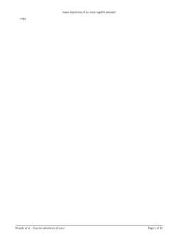 Vapor deposition of icy lunar regolith using the Swinburne Dusty Thermal Vacuum Chamber