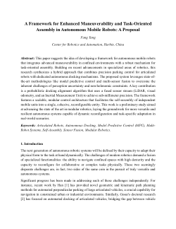 A Framework for Enhanced Maneuverability and Task-Oriented Assembly in Autonomous Mobile Robots: A Proposal