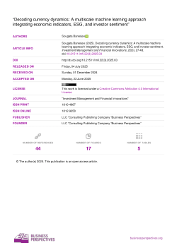 Decoding currency dynamics: A multiscale machine learning approach integrating economic indicators, ESG, and investor sentiment