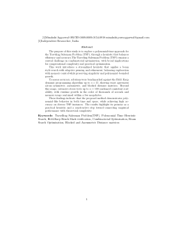A Polynomial-Time Heuristic for the Travelling Salesman Problem Verified Against Held Karp