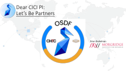 Dear CICI PI: Let’s Be Partners