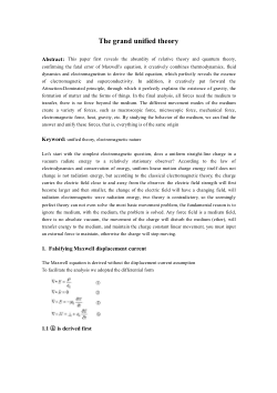 The grand unified theory--medium plays key function