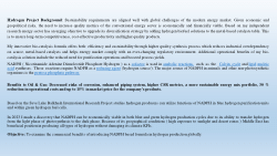 Hydrogen Very Briefly - The Concept.