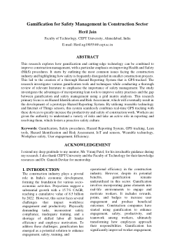 Gamification for Safety Management in Construction Sector