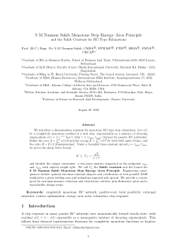S M Nazmuz Sakib Monotone Step Energy–Area Principle and the Sakib Constant for RC-Type Relaxations