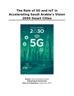 The Role of 5G and IoT in Accelerating Saudi Arabia