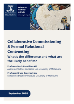 <b>Collaborative Commissioning & Formal Relational Contracting – </b><b>What’s the difference and what are the likely benefits?</b>