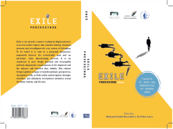 Introduction: Contextualising Exile in the Modern and Literary Imaginary