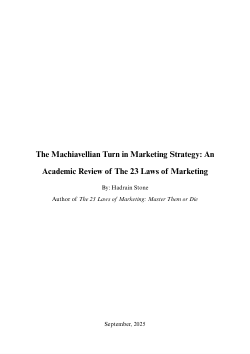 The Machiavellian Turn in Marketing Strategy: An Academic Review of <i>The 23 Laws of Marketing</i>