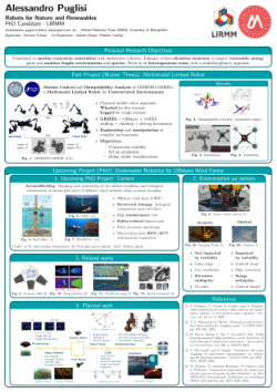 <b>Robots for </b><b>Nature</b><b> and </b><b>Renewables</b>: From multi-modal robot for exploration to underwater robotics using acoustic sensors for inspection and monitoring in offshore wind farms