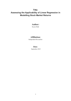 Assessing the Applicability of Linear Regression in Modeling Stock Market Returns