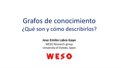 Knowledge graphs: Defining and describing them