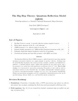 Big Hop Theory and Quantum Reflection Model (QRM) v.2